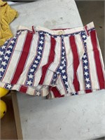 Small patriotic shorts