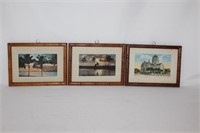 Vintage Florida Souvenir Prints - set of 3