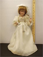 Porcelain doll 14inches tall