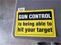 Gun Control Sign