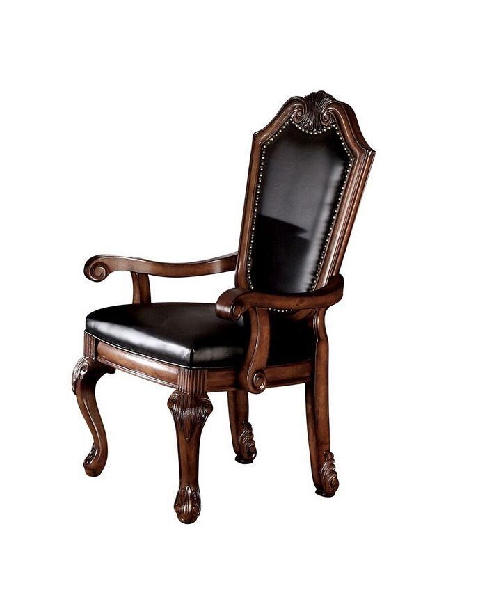 Chateau De Ville Arm Chair  Set of 2 - Black