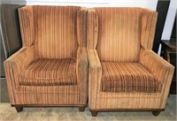 Two Wing Back Chairs