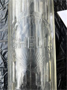 Vintage "Shell" Glass Motor Oil Bottle