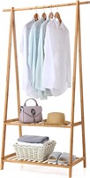 $49  Finnhomy Bamboo Clothes Rack Extra Large