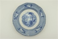 J. Clementson Siam Blue Transferware Plate.