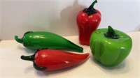 Glass pepper lot