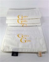 New Lot of 4 Golds Gym Towels