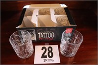 (6) Tattoo Mixology Glasses(R1)