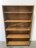Solid Wood Adjustable Bookcase