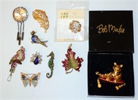 Vintage Brooches Pins- Some Marked