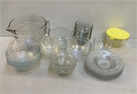 Glassware, Mixing Bowl, Plates, etc.