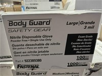 Case of (1000) Medium Nitrile Gloves