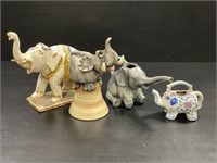 Todd J. Warner Pottery Elephant Bell and More