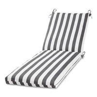 23 in. X 73 in. Outdoor Chaise Lounge Cushion in