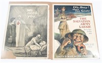 WWI US ARC & SALVATION ARMY HOMEFRONT POSTERS