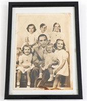 WWII GERMAN JOSEPH GOEBBELS FAMILY PHOTO POSTCARD
