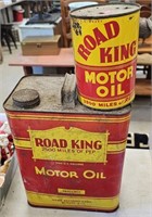 Road King Motor oil Tins