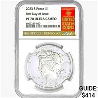 2023-S Silver Peace Dollar NGC PF70 UC