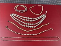 PEARL COSTUME JEWELRY VINTAGE