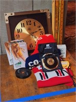 Pioneer Clock, Farm Bureau Hat, Bag & Frisbee