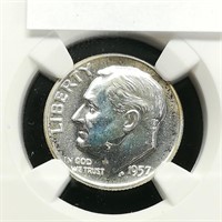 1957 Dime 10c PF66 NGC