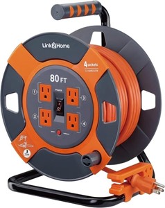 NEW! $110 Link2Home Cord Reel 80 ft. Extension