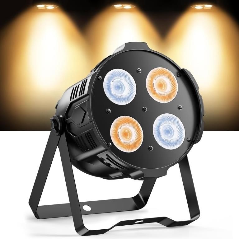 SEBRUANC COB Par Stage Lights 200W LED 4Pack