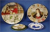 Two various Royal Doulton cabinet plates