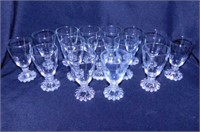 15 Boopie cocktail glasses, 4.5" tall