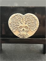 Tree Of Woe Heart 1 Oz Silver Bar JC Metals