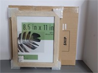 8.5" x 11" picture frame x 2