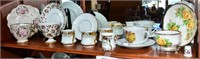 Tea cups and saucers, assorted