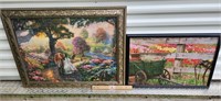 2 Framed Puzzle Nature Scenes