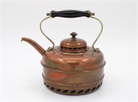 Antique Patented English Copper Tea Kettle