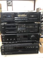 JVC, KENWOOD, ONKYO STEREO EQUIPMENT