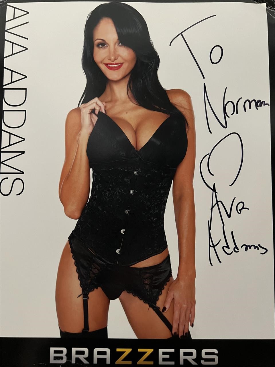 Ava Adams signed photo