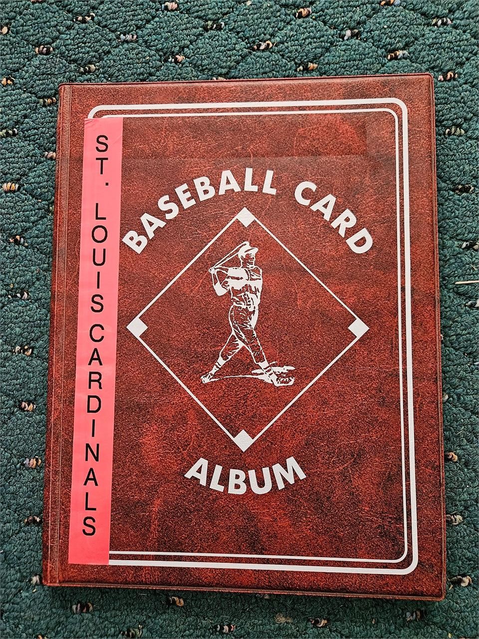 Baseball Card Album with Cards