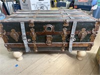 Antique trunk with legs