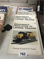 (4) LIONEL TRAIN BOOKS