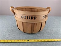 Stuff Round Basket (9" tall, 13" diameter)