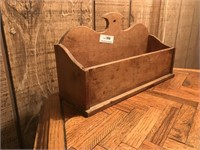 Primative Wooden Box - Bin - Wall Hanger