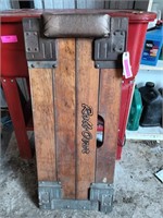 Vintage wooden rollover creeper