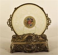 Art Nouveau Silver Plate Jewelry Casket