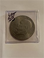 1976-P E Bicentennial Eisenhower IKE Dollar
