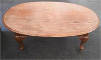 Oval Coffee Table 46" x 27 1/2" x 16"H