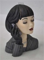 Cameo Girl Lady Vase, "Dressed for Success"