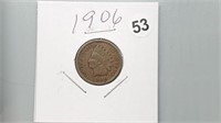 1906 Indian Head Cent rd1053