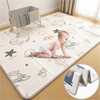 Foldable Baby Playmat, XPE Foam Baby Gym & Play