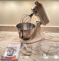 Off-White KitchenAid Ultra Power 5 Qt Stand Mixer