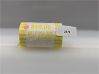 Roll UNC 2022-P JFK Half $1 Dollars